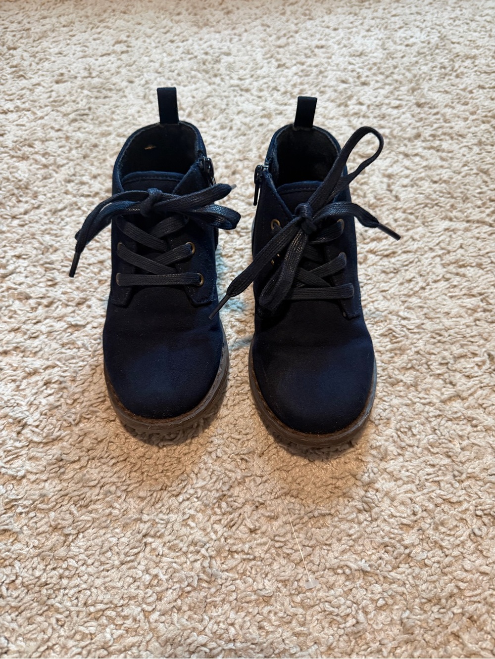 Gymboree Navy Kids Lace-Up Ankle Boots